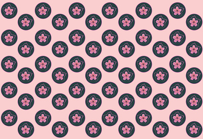 sakura background colorfulldesign design illustration patternillustration pink vector illustration wacom intuos