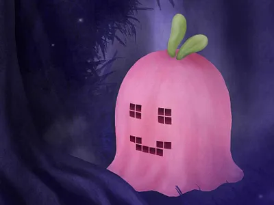 Creature digital art illustration procreate