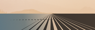 The Shadows We Cast color design geometric gradient illustration light minimal shadow simple vector