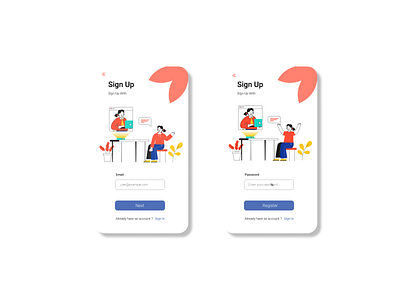 Day 3 | Sign Up Apps 10ddc app app design design design challenge onboarding onboarding ui sign up sign up app sign up design signup ui uidesign uidesigner uidesignpatterns