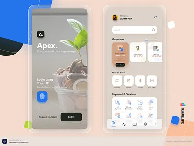 APEX - Digital Banking Service banking bill concept design creditcard debit card digital finance growth illustration loan mobile ui money transfer payment product design ui design ux design ux process vector