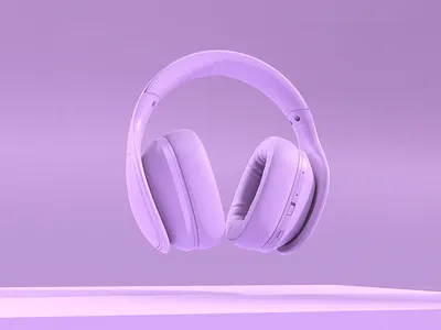 Level over samsung Mauve branding concept design digital headphones illustration keyshot level logo mauve overlay render samsung