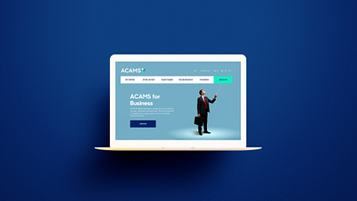 Acams Landing Page branding landing page ui ui design web website