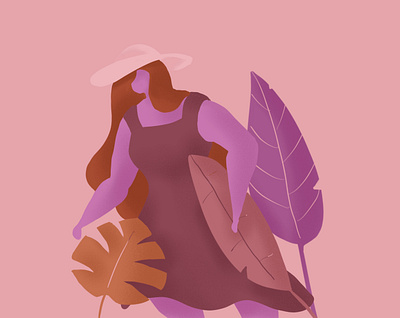 Exploration character digital art digital illustration foliage illustration procreate