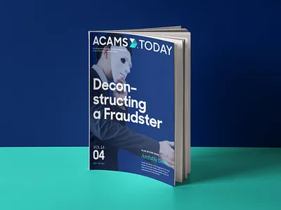 ACAMS Today Rebrand branding and identity design editorial logo magazine magazine cover print rebrand rebranding