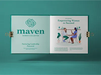 Maven Branding Book book booklet branding design logo