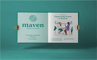 Maven Branding Book book booklet branding design logo