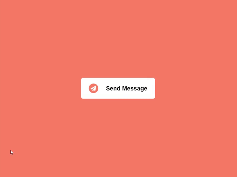 Send Message Button Animation button button animation css animation interaction motion design motion ui ui ux