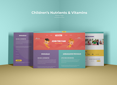 Children Nutrients & Vitamins Website Partner animated website children childrens vitamins childrens website kids kids website nutrients partner page shopify vitamins website wholesale page