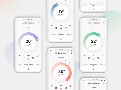 Daily UI :: 007 Settings. Smart Home App. app app design daily ui dailyui design minimalism minimalist ui ui ux ui design uidesign uiux web design webdesign