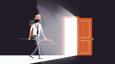 2D illustration animation characer design illustration procreate