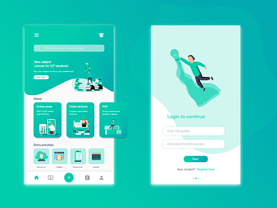 Eduapp redesign:Online learning platform animation app branding design icon illustration logo ui ux web