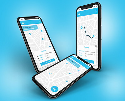 DailyUI 020 app app design car car tracker daily ui 020 dailyui dailyui020 design mobile tracking ui ux