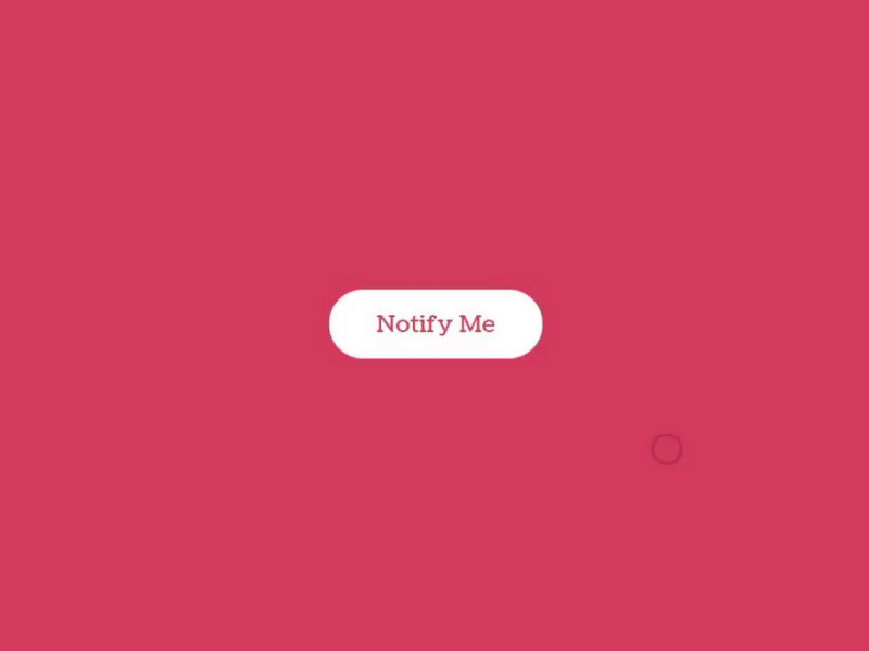 Notify Me Button Motion UI button button animation css animation interaction microinteraction minimalistic motion design motion ui ui ux