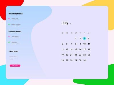 Daily UI 038 | Calendar 038 calendar daily 100 challenge daily ui dailyui design ui