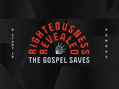 Romans Series black and red branding church church design design lettermark logo design romans typography