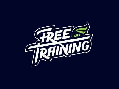 Free Training UGRA branding design lettering lettering logo logo type art typedesign typography vector