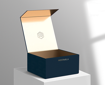 Meermila Jewelry Brand Identity 7/9 brand branding clean design gold icon jewelry logo luxe luxury minimal modern package packaging sophisticated type typography ui ux vector