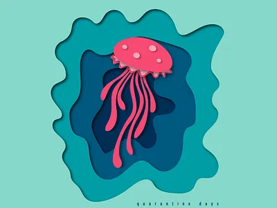 Paper cut pond ! branding clean creative design creative logo identity illustrator logodesign papercraft papercut poster poster a day poster art poster design tshirt art tshirtdesign