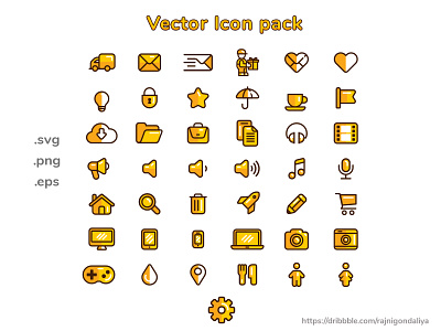 icon Pack flat icon illustration vector