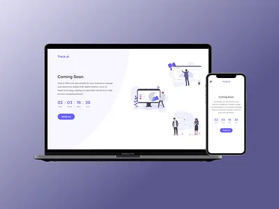 Coming Soon - Daily UI 48 adobe xd app app design branding coming soon daily 100 challenge daily ui dribbble landing page mobile product design ui ui design ui ux user inteface ux ux design visual design web design website