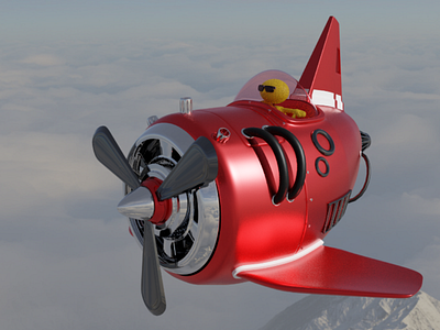 Blender Toy Airplane blender3d blender3d b3d
