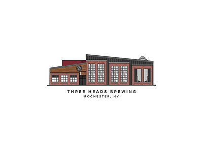 Three Heads Brewing architecture brewery building buildings new york rochester three heads upstate