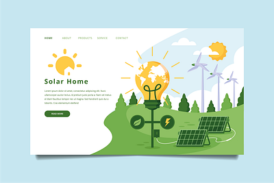 Solar Home Icon branding illustration illustrator logo logo design