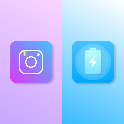 Instagram icon x Battery icon app battery colors dailyui icondesign icondesigner instagram logo mobile ui uxuidesign
