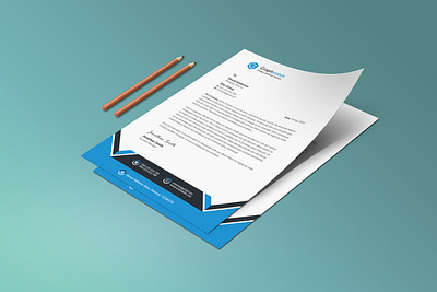 Letterhead Template. flyer letterhead letterhead template psd template trifold brochure