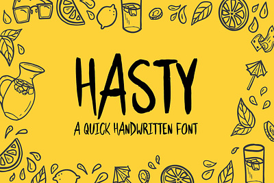 Hasty Free Handwritten Font download download free font font free handwritten font handwritten typeface typography