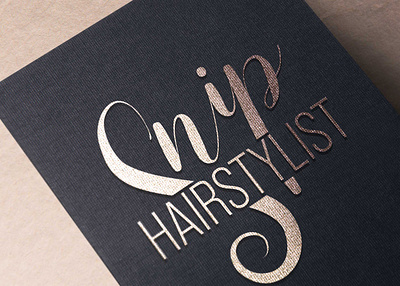 Snip hairstyle illustrator logo logo design logodesign logos logotype