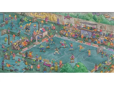 Basketball branding charachter charachter design design flat graphic illustration logo photoshop web website