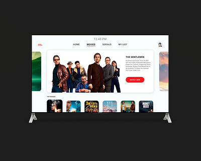 Daily UI 025 TV App app app design daily challange daily ui daily ui challenge dailyui design tv tv app tv app design ui uiux