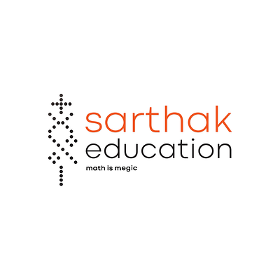 Sarthak Education brand and identity branding design illustration logo logo design typography vector