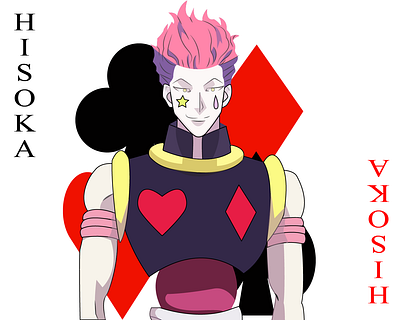 Hisoka anime animeart design graphic design illustration vector vector illustration vectorart