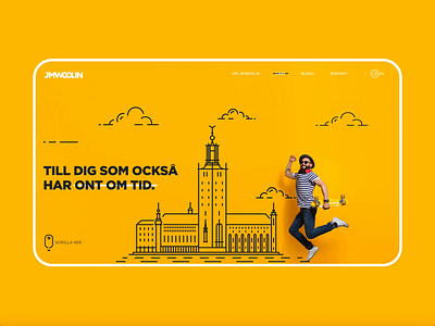 JMWGOLIN - Web Design adobexd advertising animation clean ui communication digitaldesign figma happy illustration sketchapp stockholm sweden ui uidesign ux uxdesign visualdesign web interface webdesign yellow