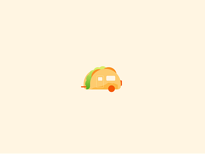 Tacoway! art caravan design flat food freelance fun graphic illustration illustrator taco vector vectorart wheels