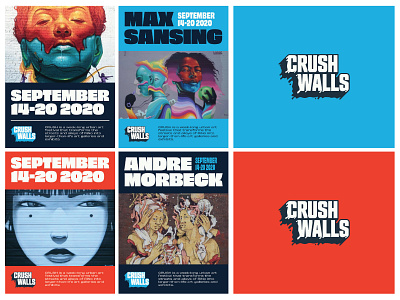 Crush Walls: Branding & Identity brand design brand identity branding branding design denver design festival branding graphic design identity design logo design product design street streetart typography website