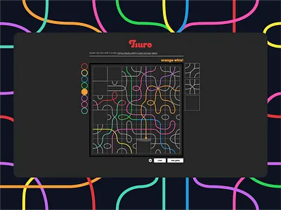Tsuro 2d design minimal ui web design web development