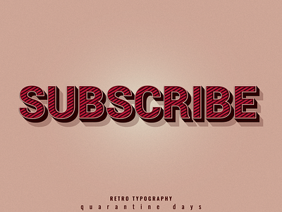 SUBSCRIBE ! branding business logo illustration poster art poster design retro design retro logo tshirt design tshirtdesign typography typography art typography design typography logo ui vector webdesign