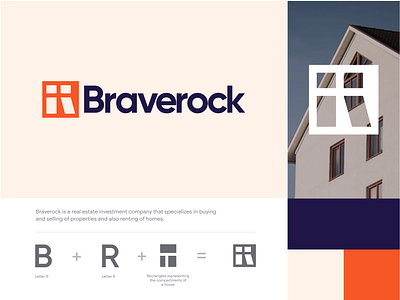 Braverock Exploration one brand design brand identity creative direction creative logo creativity icon identity logo logodesign minimal realestate visual visual design