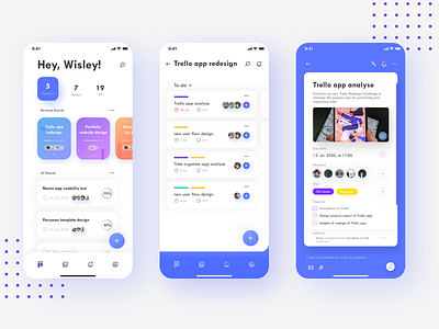 trello redesign conception-project management app-1 app design project management redesign task management time management trello ui design