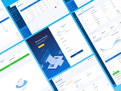 PayRoll System app blue dashboad dashboard app dashboard design dashboard ui interface payment payment app payments payroll ui ux web web design webdesign