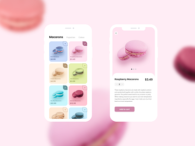 Macarons Product UI 2020 macaron product design product page ui ui ux uidesign uiux user experience user interface user interface design ux ux design uxdesign uxui