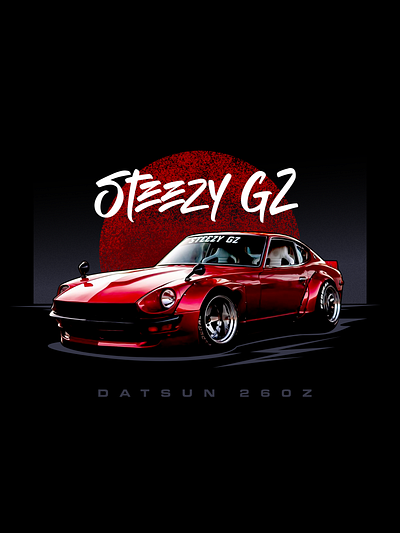 Datsun 260Z 260z car datsun design illustration jdm tunercar z30