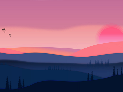 Sunrise 1 illustrator