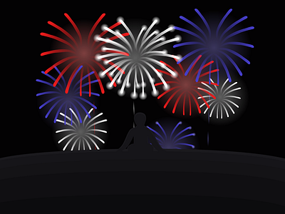 4th of July design fireworks illustration independence day july july 4th vector