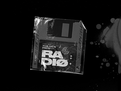 The New New Radio — #5 Edition band diskette punk rock type typography