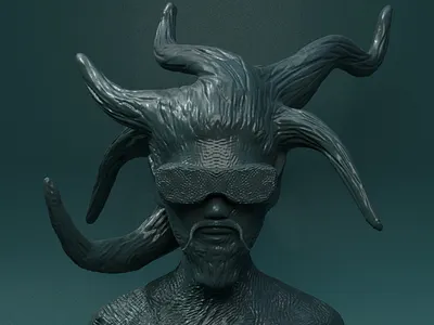 Future Punk 3d hbn illustration